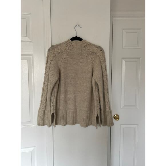 St. John's Bay Sweaters - Vintage St. John's Bay Taupe Tan Cozy Coastal Knit Sweater